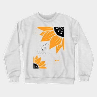 Little Aesthetic Sunflower Crewneck Sweatshirt